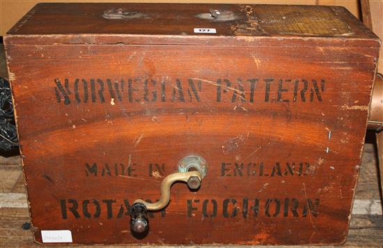 Norwegian pattern rotary foghorn